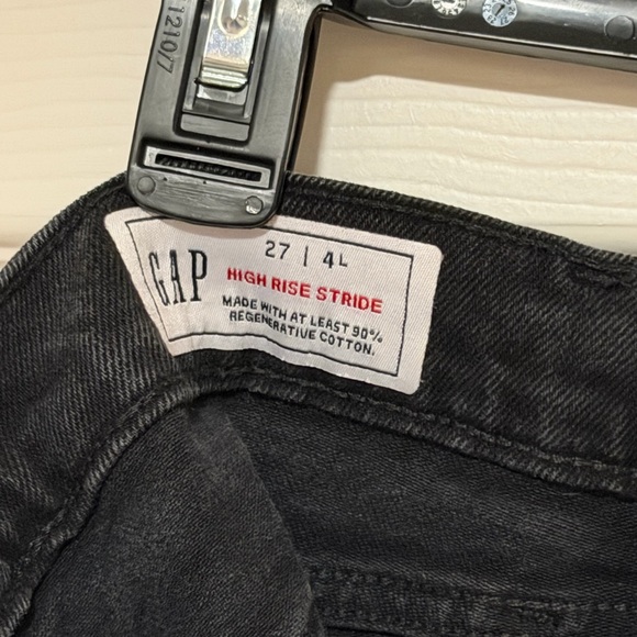 Gap Wide Leg Women’s Jeans High Rise in Black - size 4L - Picture 7 of 10